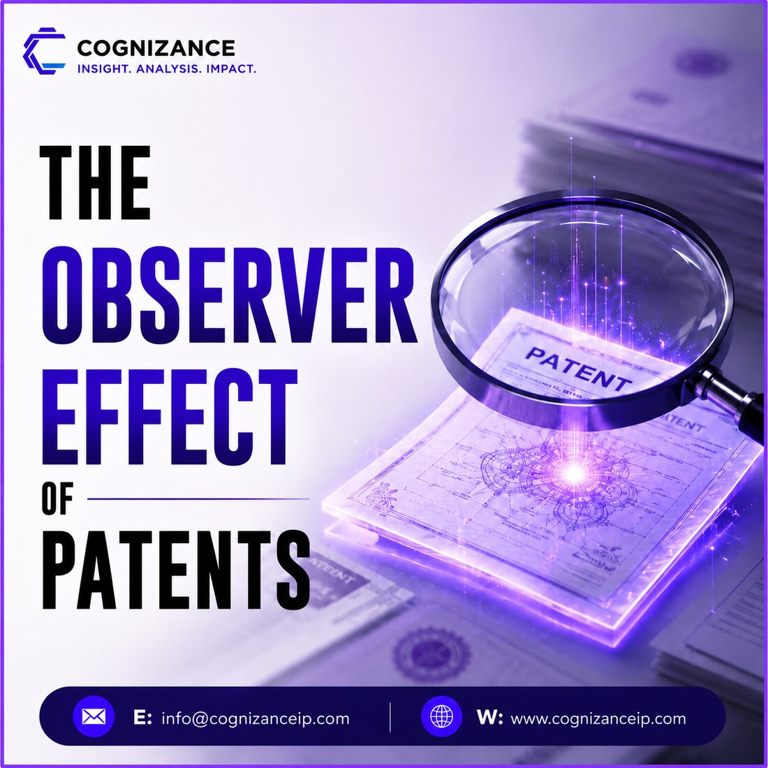 The Observer Effect of Patents